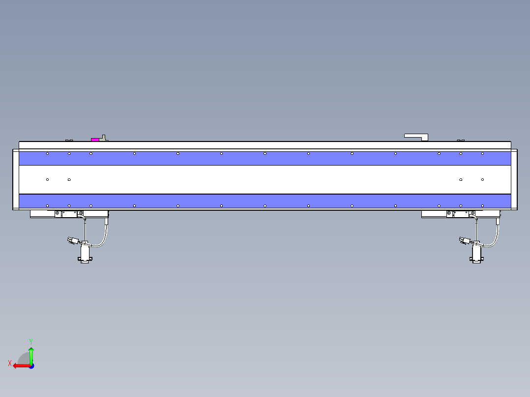威洛博VL系列3d模型模组2VL14S2Y-S700后视图