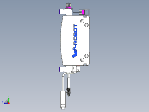 威洛博VL系列3d模型模组2VL14S2Y-S700右视缩略图