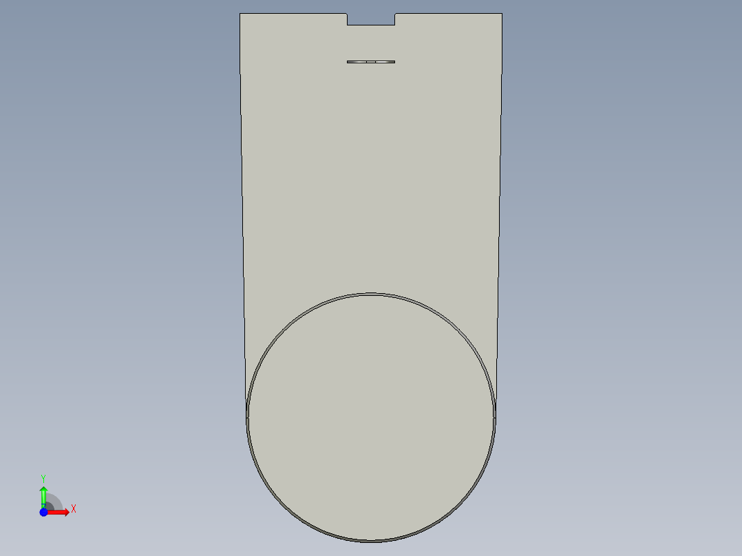 德克斯TUNKERS气缸数模A10_SCHWENKTRAVERSE_234922前视图