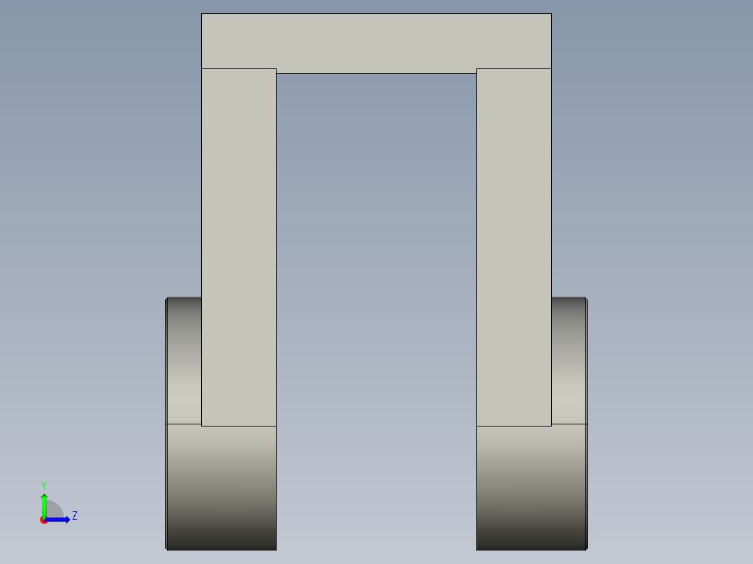 德克斯TUNKERS气缸数模A10_SCHWENKTRAVERSE_234922左视图