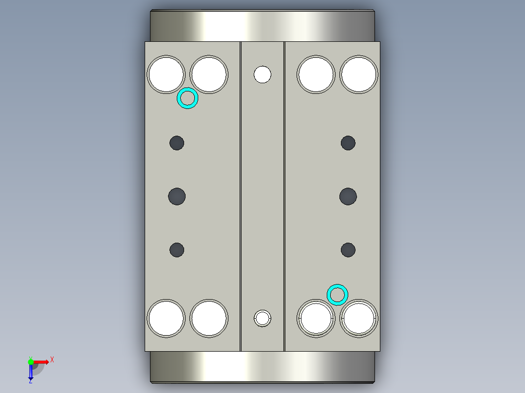 德克斯TUNKERS气缸数模A10_SCHWENKTRAVERSE_234922俯视图