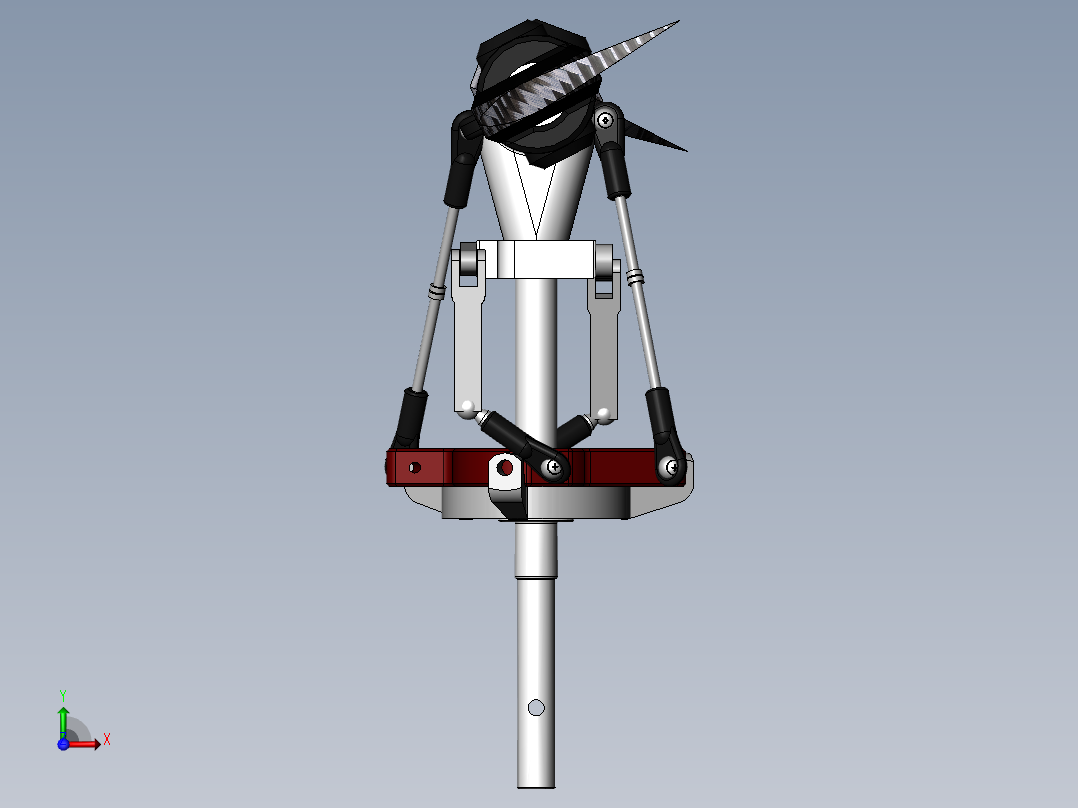 Trex 500 RC遥控直升机旋翼前视图