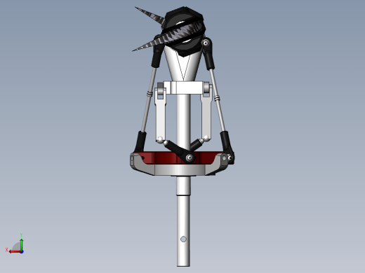 Trex 500 RC遥控直升机旋翼后视缩略图