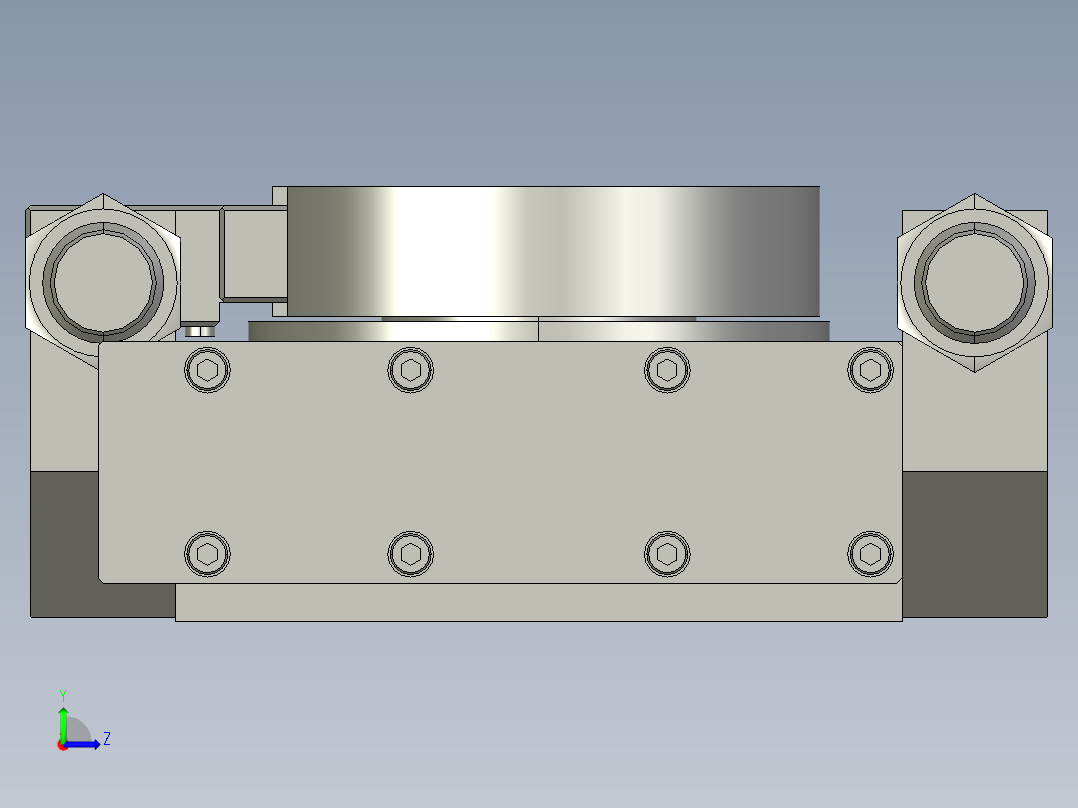 旋转气爪PRY40S-90左视图