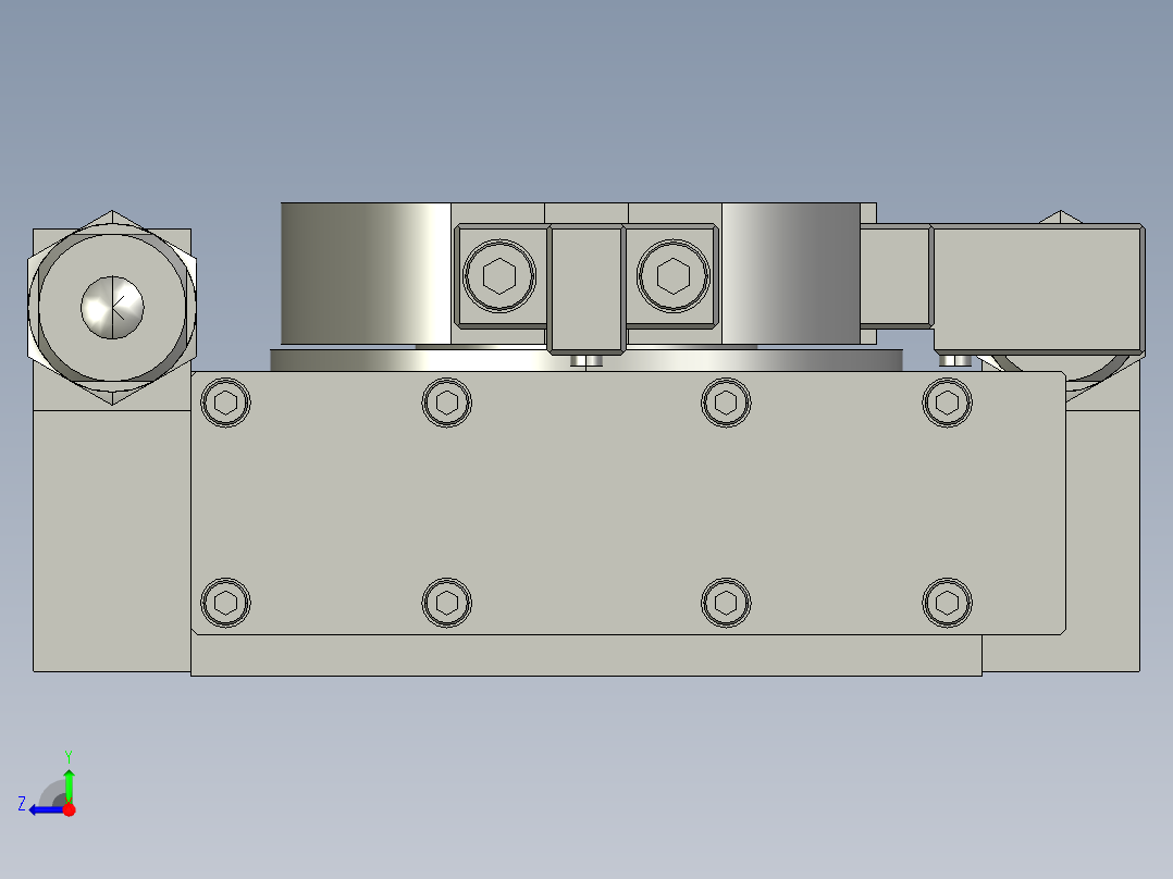 旋转气爪PRY40S-90右视图