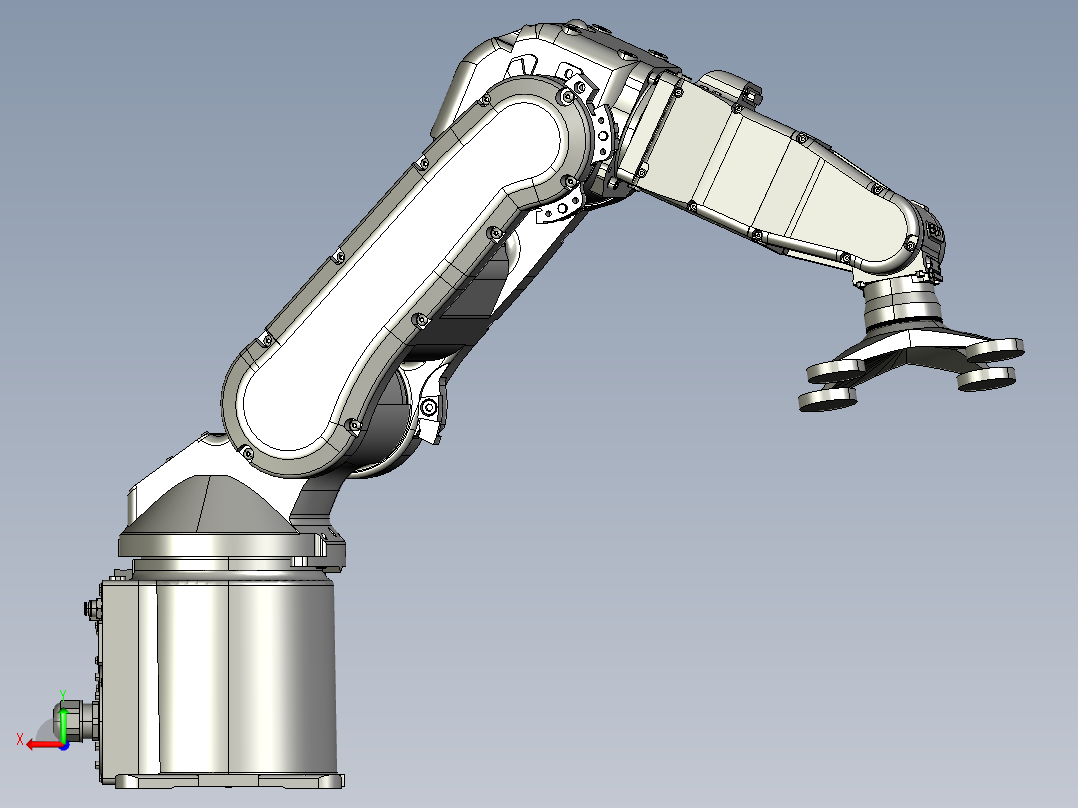 转运机械臂后视图