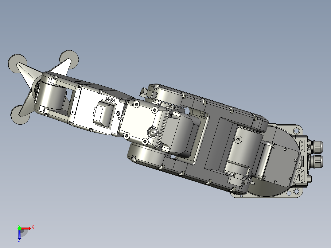 转运机械臂俯视图