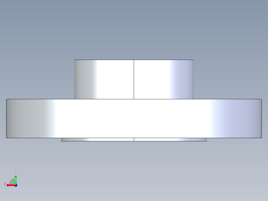 CPVC管件26-Sch80_Flange Vanstone_SOC_9854-015_1.5in后视图