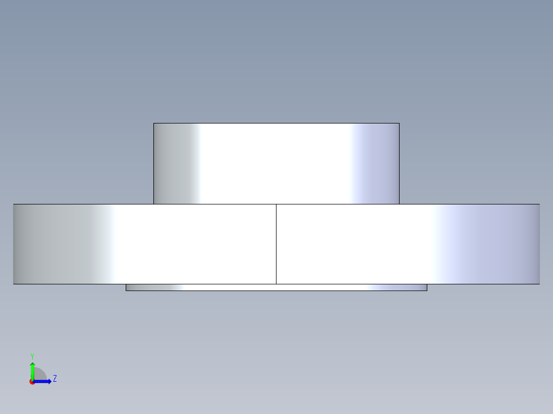 CPVC管件26-Sch80_Flange Vanstone_SOC_9854-015_1.5in左视图