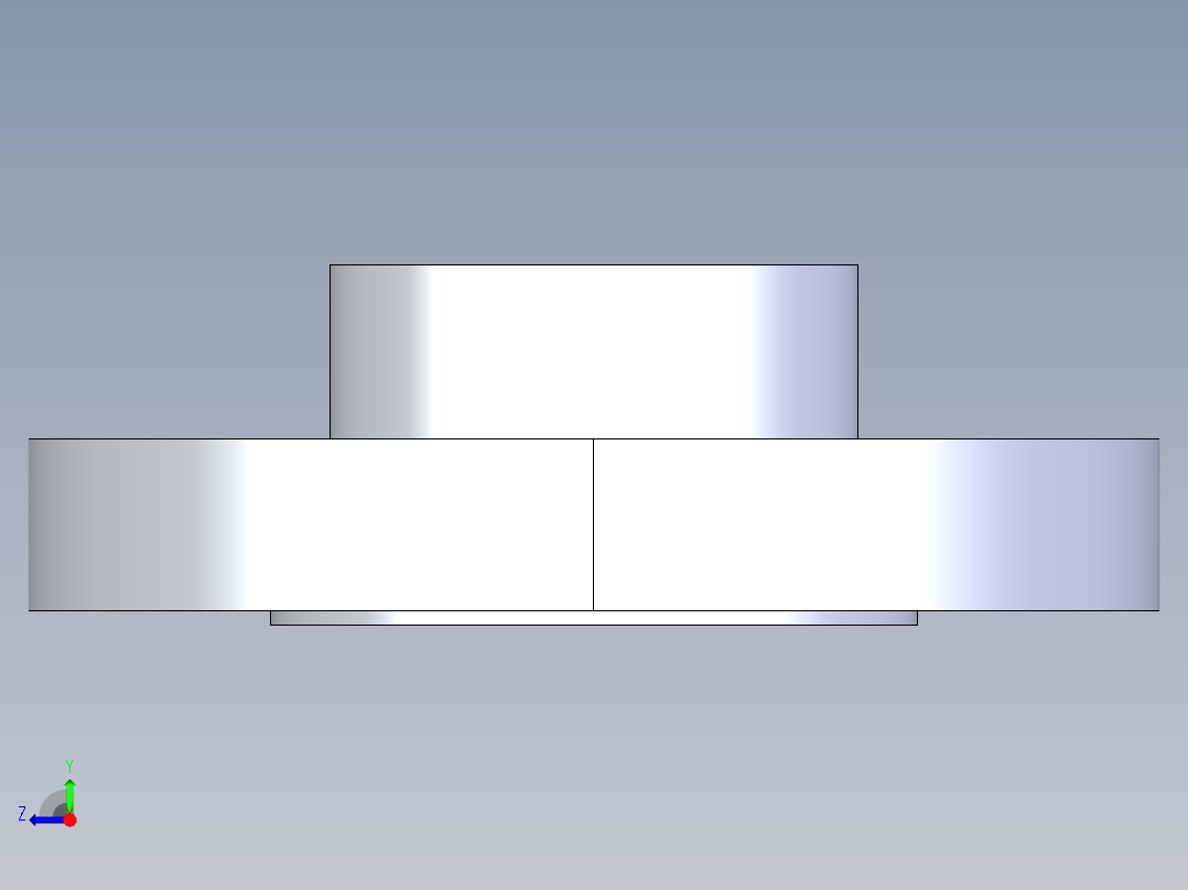 CPVC管件26-Sch80_Flange Vanstone_SOC_9854-015_1.5in右视图