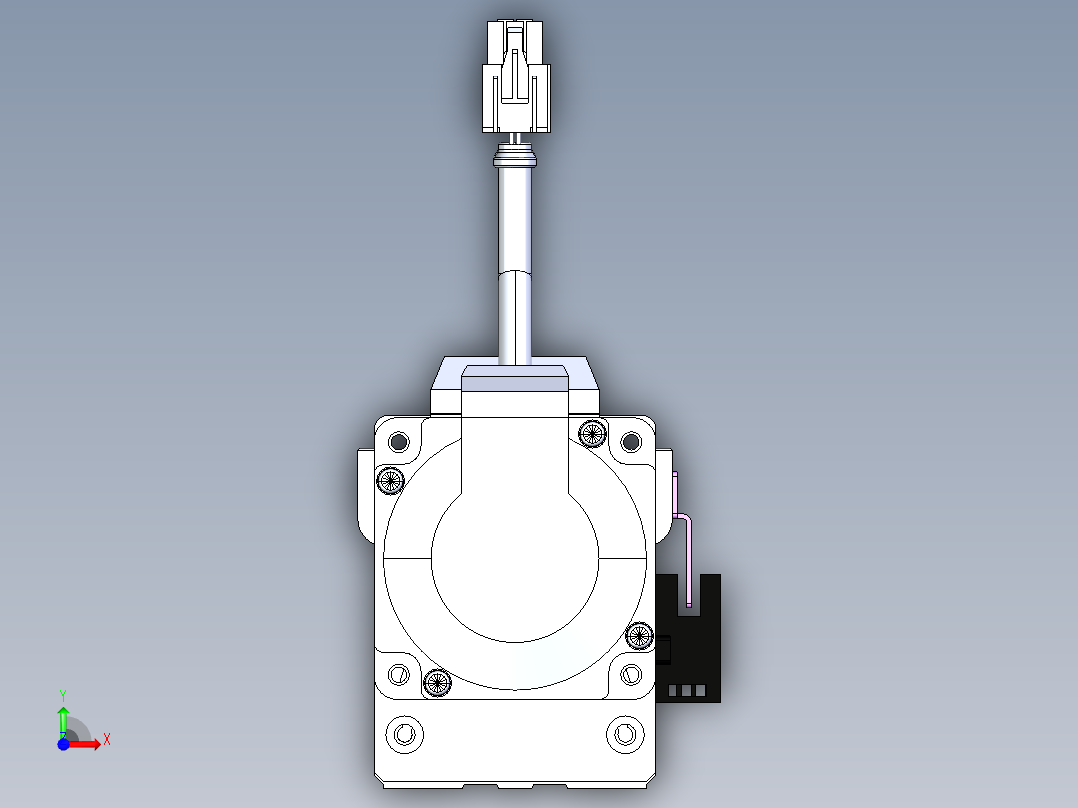 东锦丝杆传动-直线滑台模组DH60-L10-S550-BC-T400-C3前视图