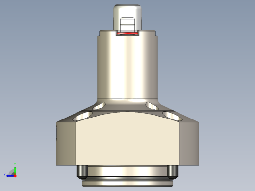 KOSMEKSFA2000-M1N-130-H60多系列多零件图纸模型多系列多零件图纸模型右视缩略图