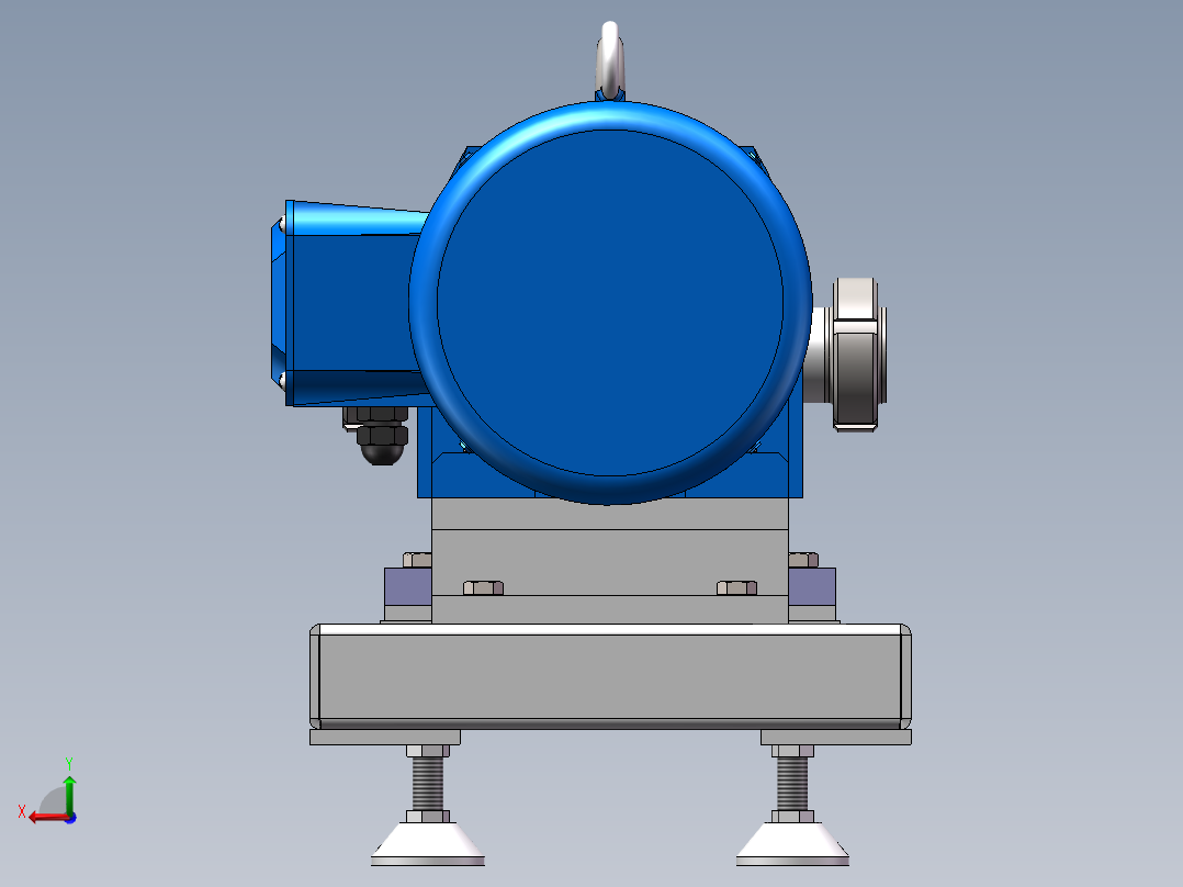 得利时40TLS8-3W-3Kw转子泵883285后视图