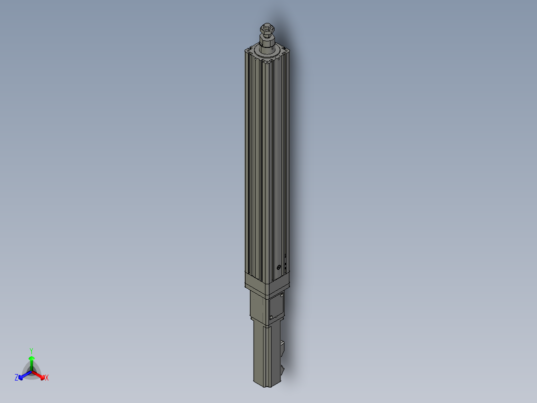 12VZ电动缸-VZ5-S300-BC主视图