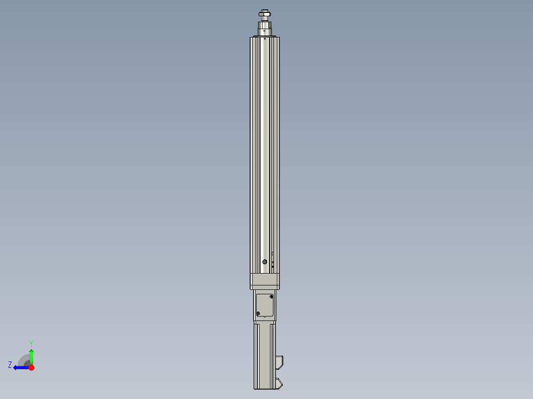 12VZ电动缸-VZ5-S300-BC右视图