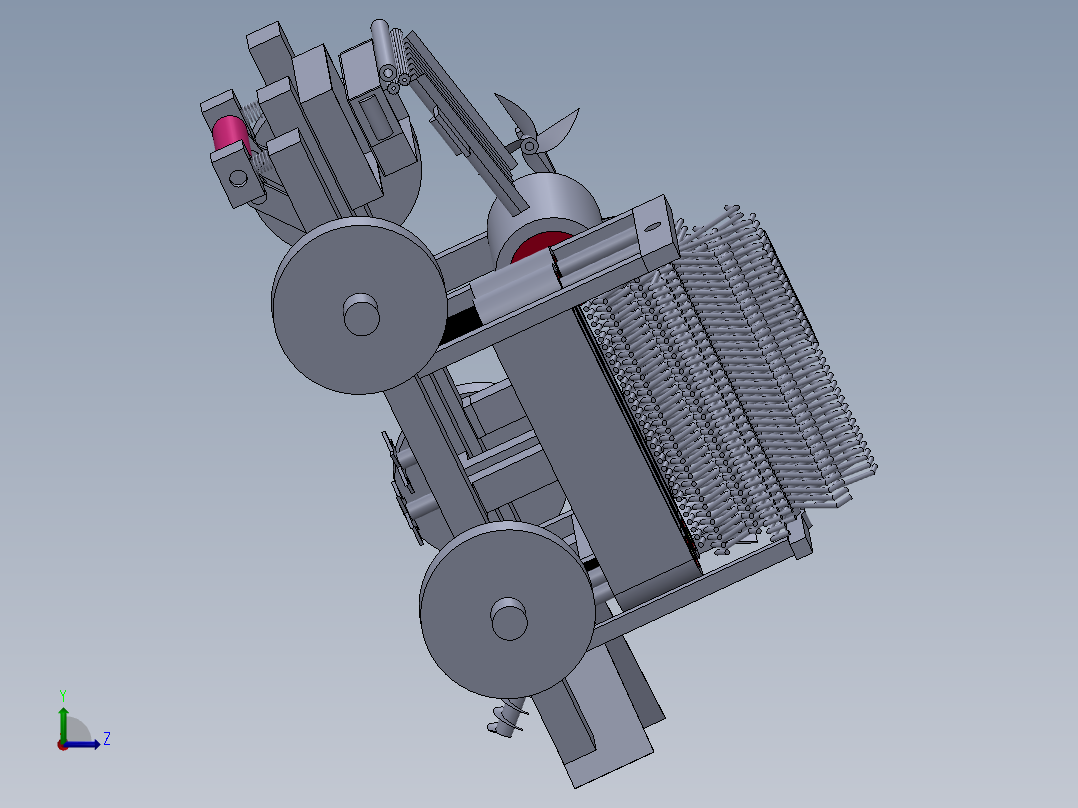 豌豆收割播种一体机第二版左视图