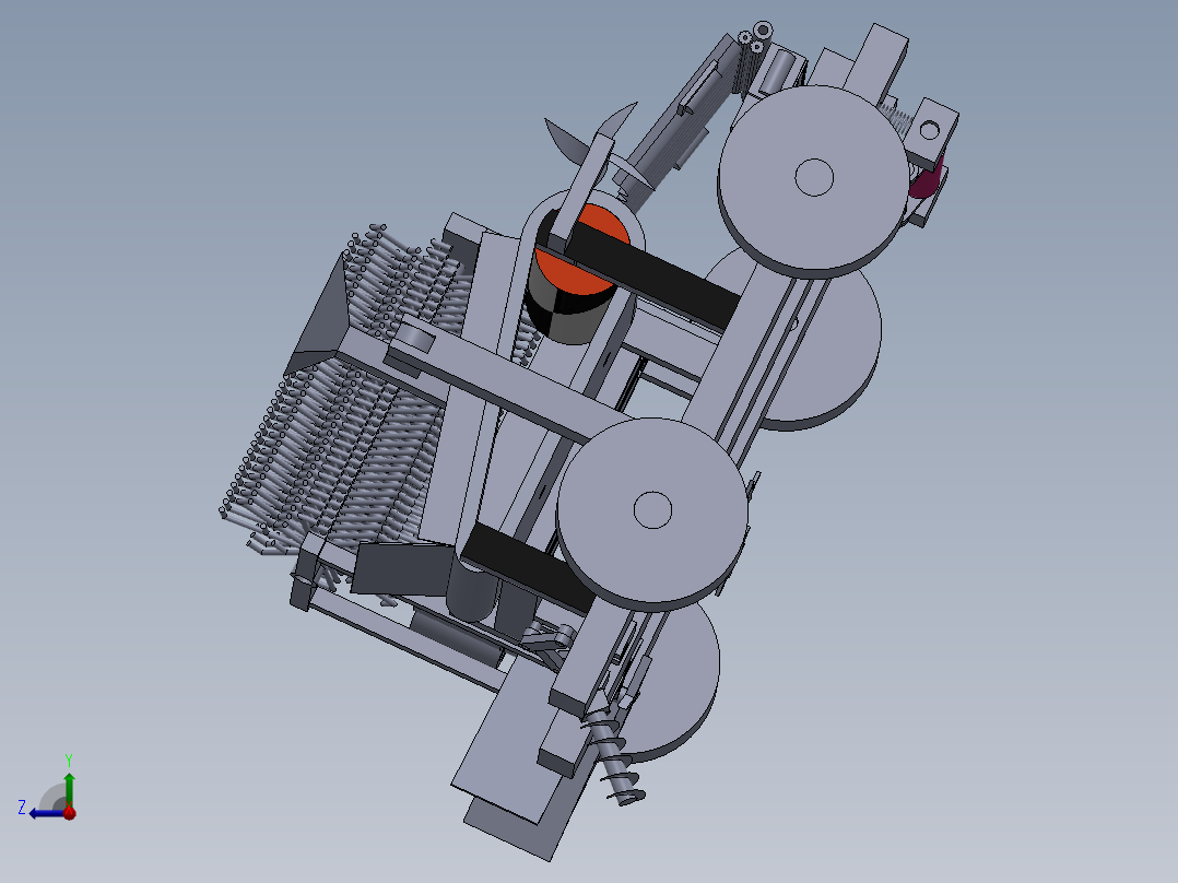 豌豆收割播种一体机第二版右视图