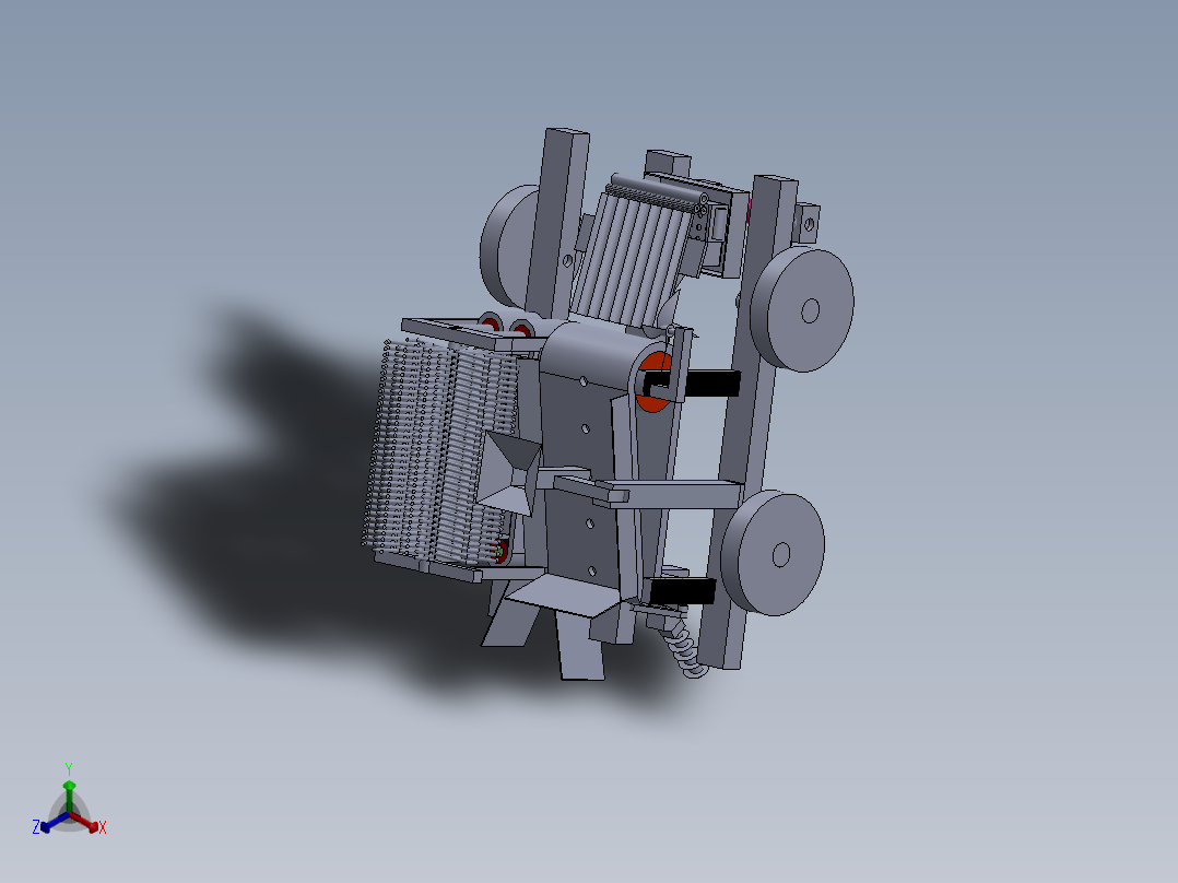 豌豆收割播种一体机第二版正等轴测图