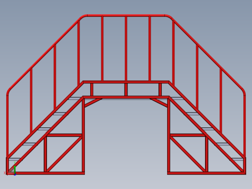 钢梯子后视缩略图