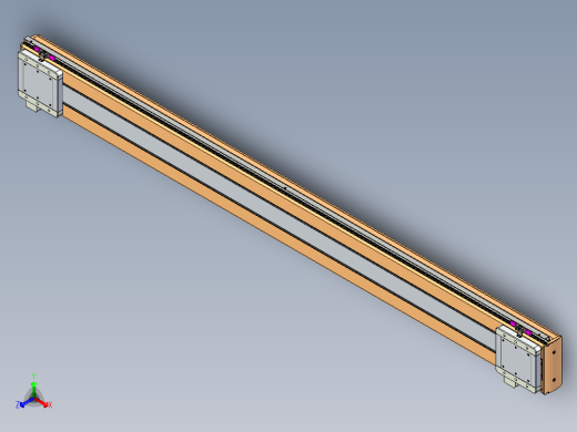 威洛博LC系列3d模型模组2LC17E1Y-S1700正等轴测缩略图