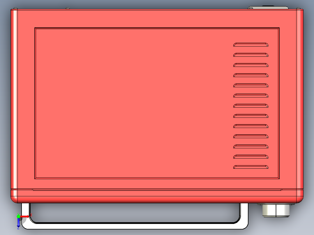电烤面包机俯视图