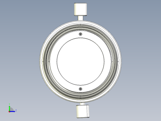 大恒相机镜头Daheng_HN-P-10M_3D_Modeling多系列图纸左视缩略图