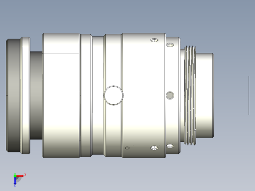 大恒相机镜头Daheng_HN-P-10M_3D_Modeling多系列图纸俯视缩略图