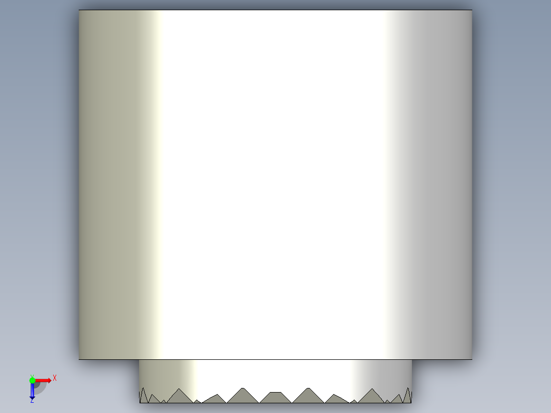 定位配件(B)BBU-3D多系列多零件图纸模型俯视图