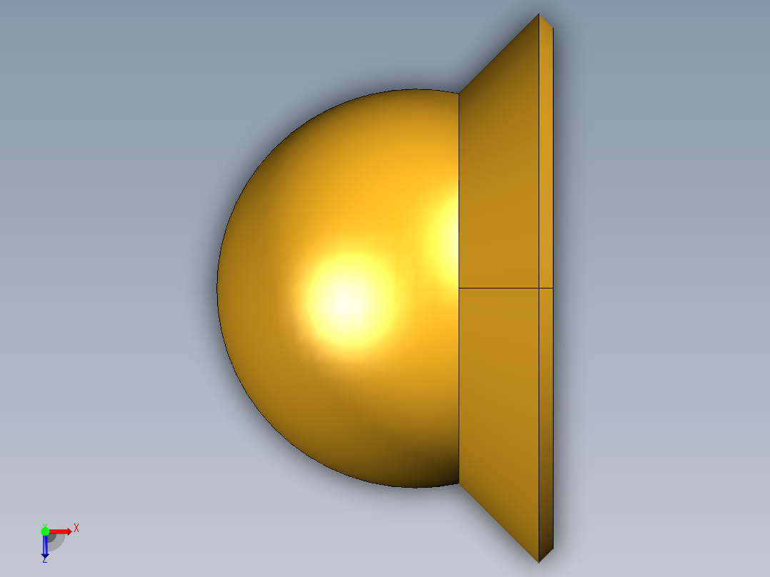 扩口式工业通用硬管接头Seal Bonnet 3GF-8俯视图