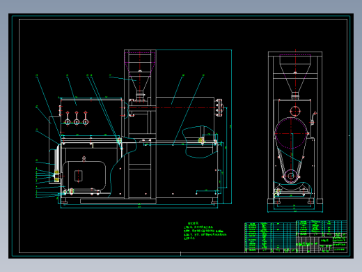 食品用双螺杆挤出机主机的设计含CAD+说明书