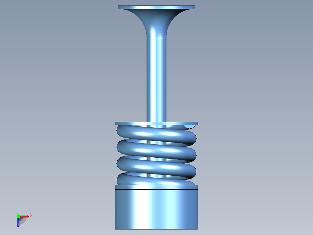 V6内燃机俯视图