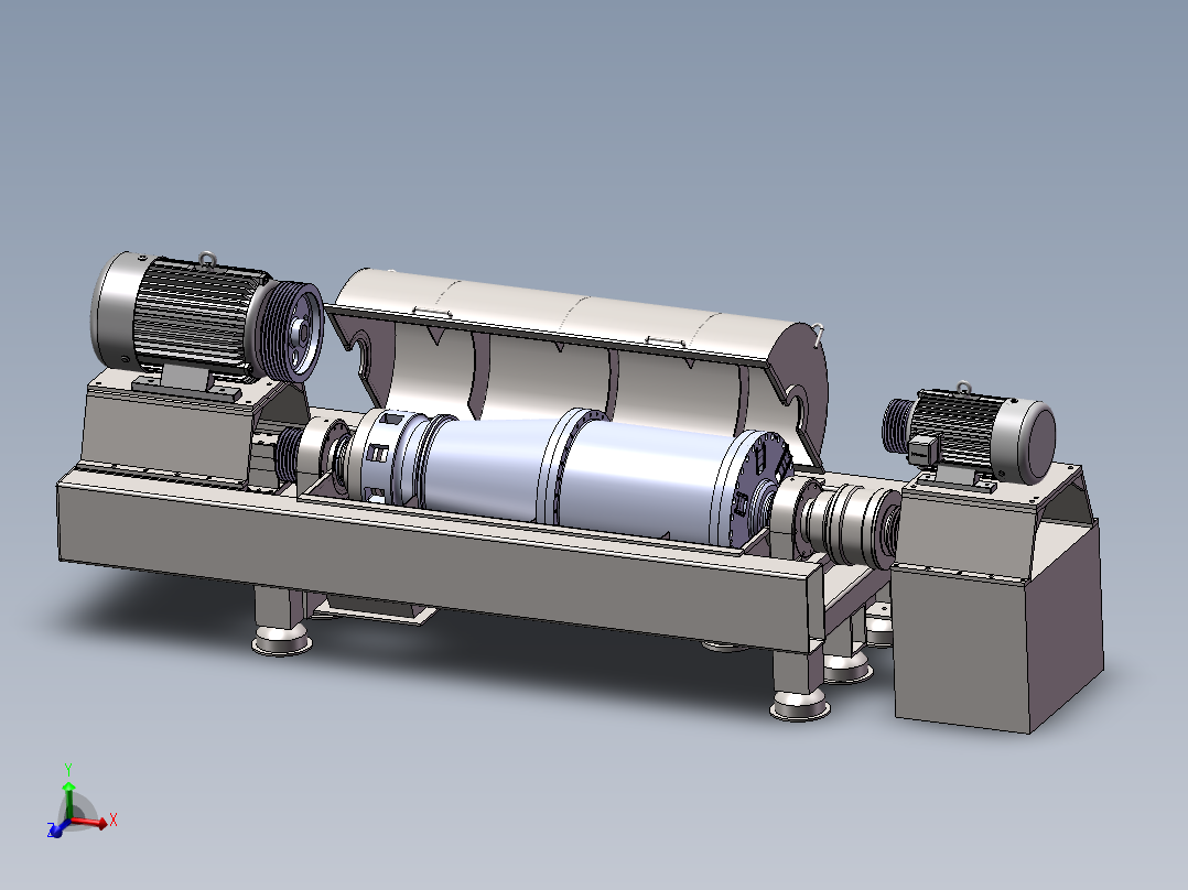 卧式螺旋离心机