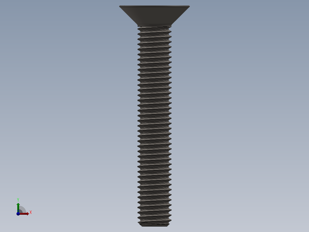 Screw_ISO_10642_M10x65_A2.SLDPRT前视图