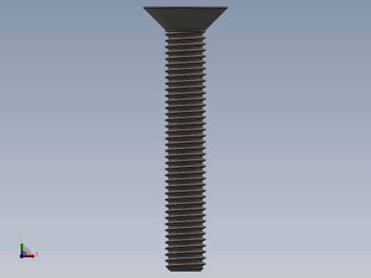 Screw_ISO_10642_M10x65_A2.SLDPRT前视缩略图