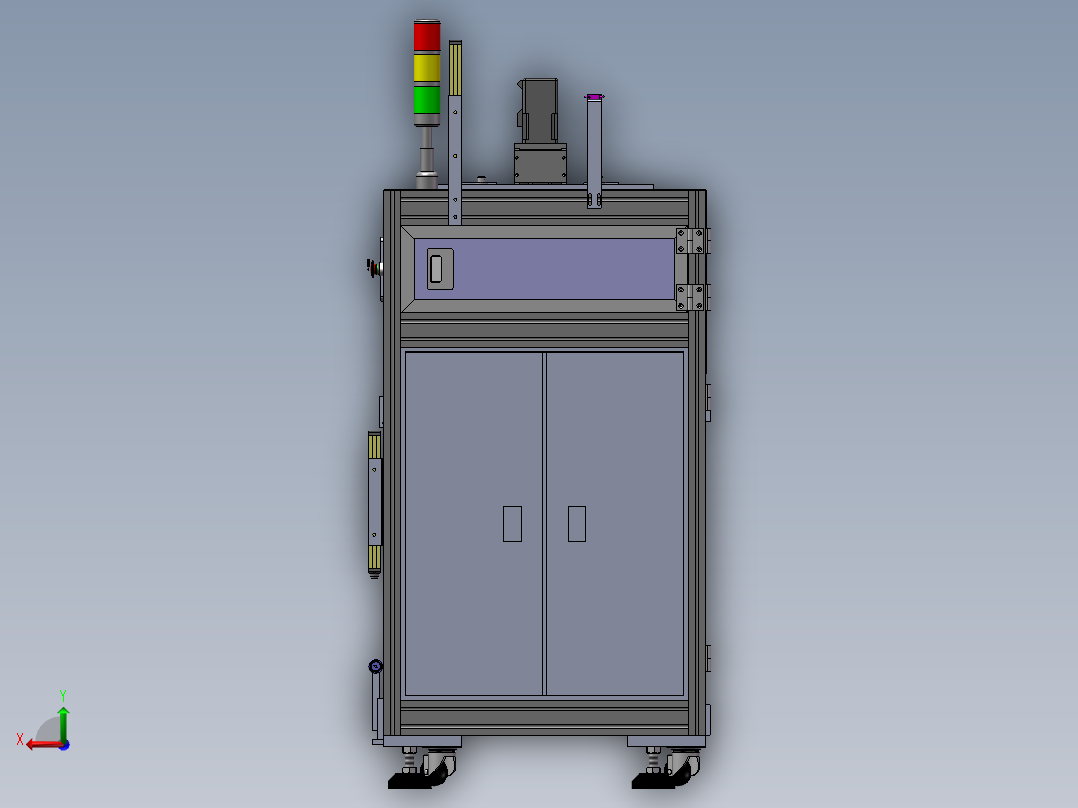 托盘上料机sw22可编辑后视图