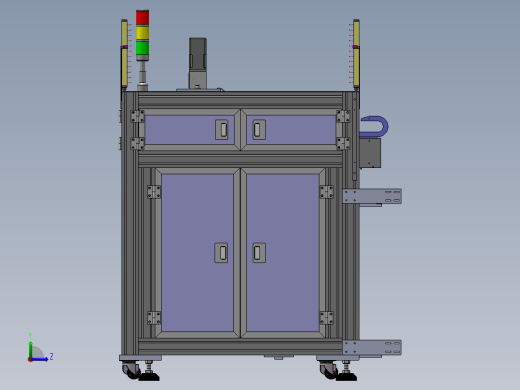 托盘上料机sw22可编辑左视缩略图