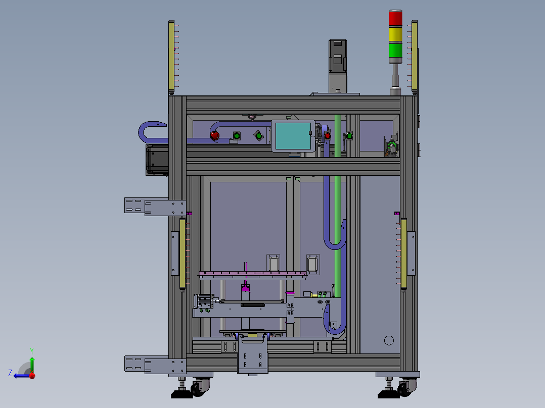 托盘上料机sw22可编辑右视图