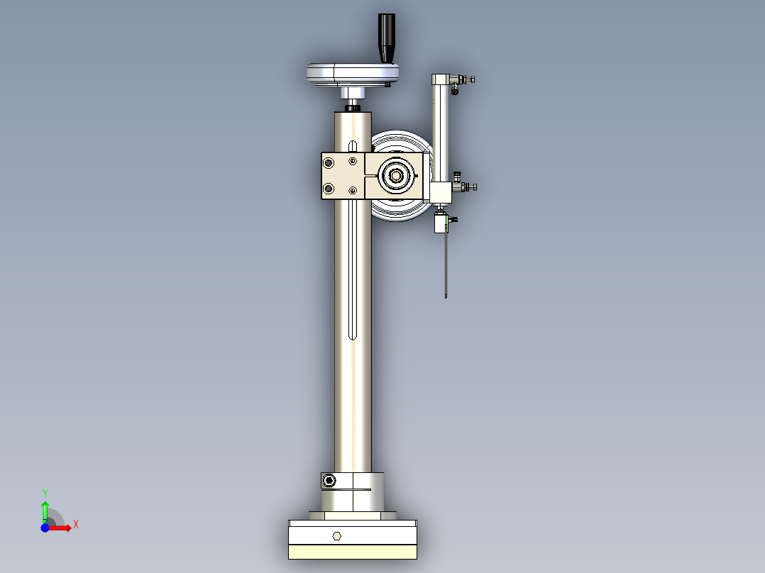 摇柄治具前视图
