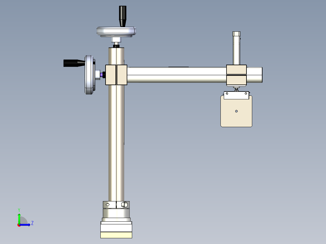 摇柄治具左视图