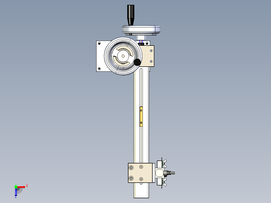 摇柄治具俯视图