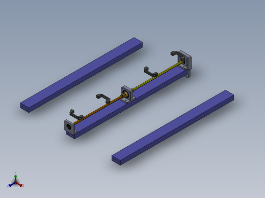1.2米宽度可调输送机构
