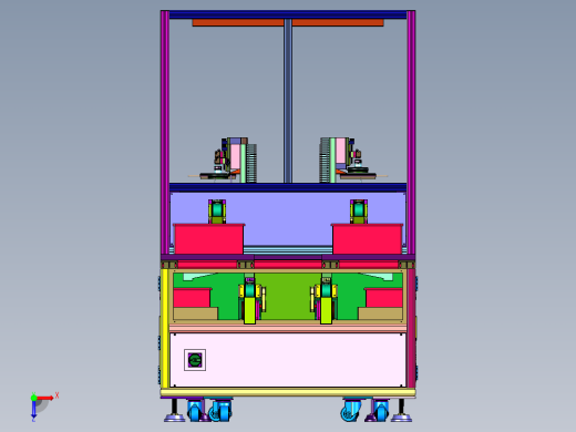 压铸件自动视觉识别装置俯视缩略图
