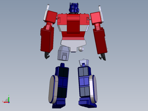 变形金刚1代G1擎天柱后视缩略图