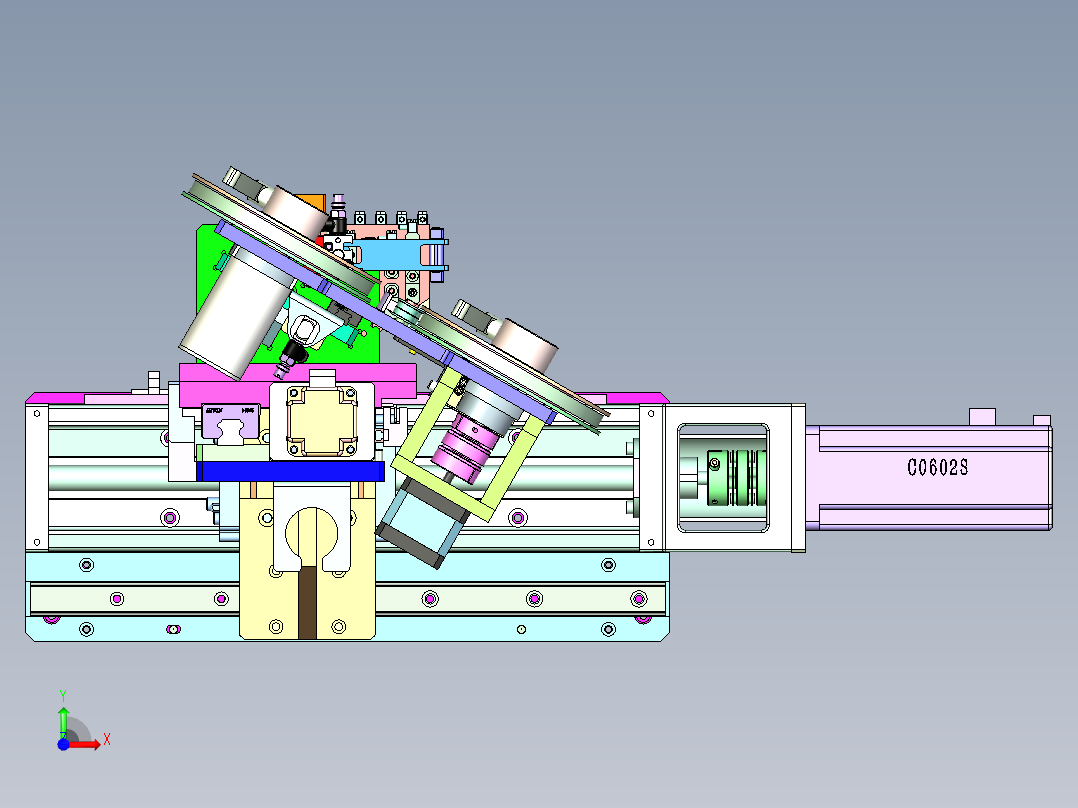 PP-420面包装膜自动制袋机前视图