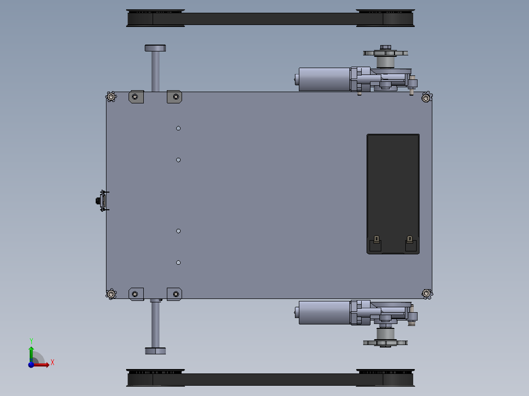 AGV小车、AGV(107)前视图