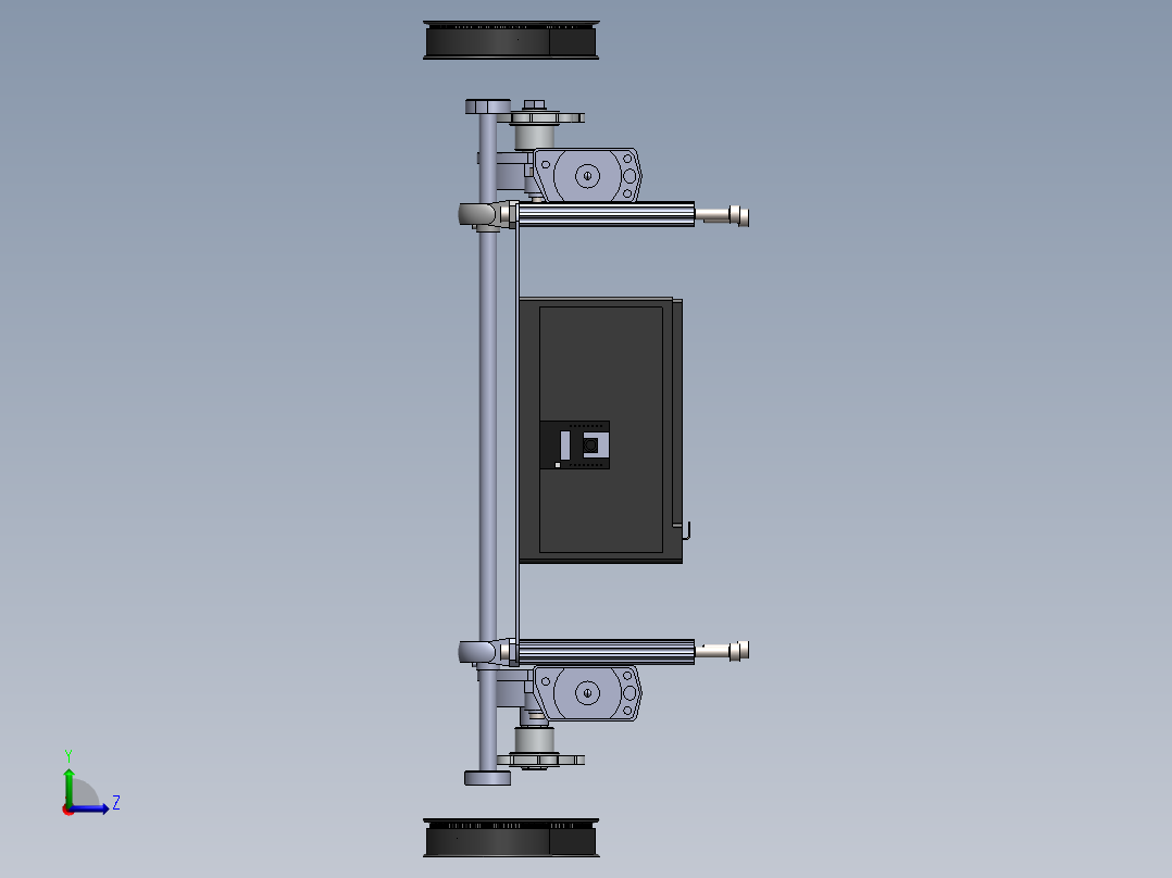 AGV小车、AGV(107)左视图