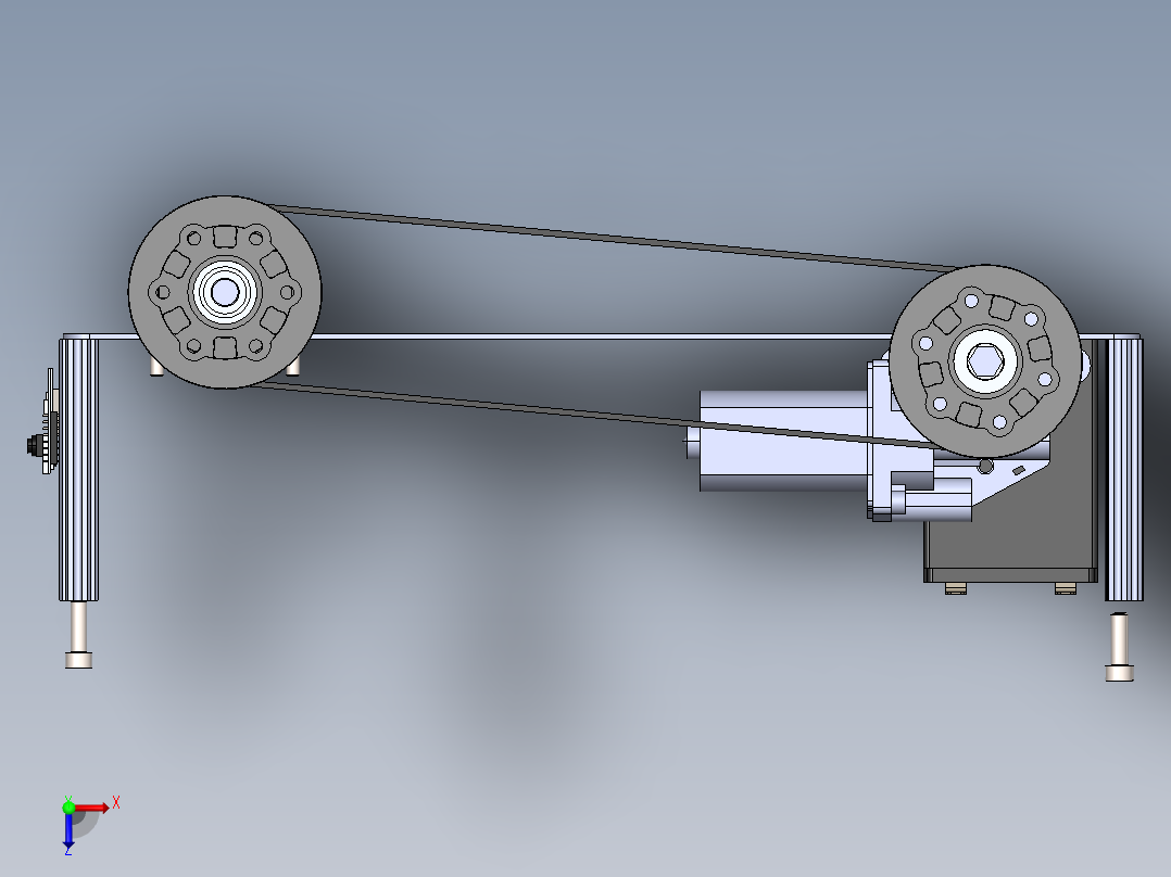 AGV小车、AGV(107)俯视图