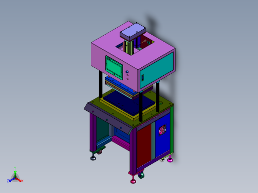 高精密单工位电缸压力加工机