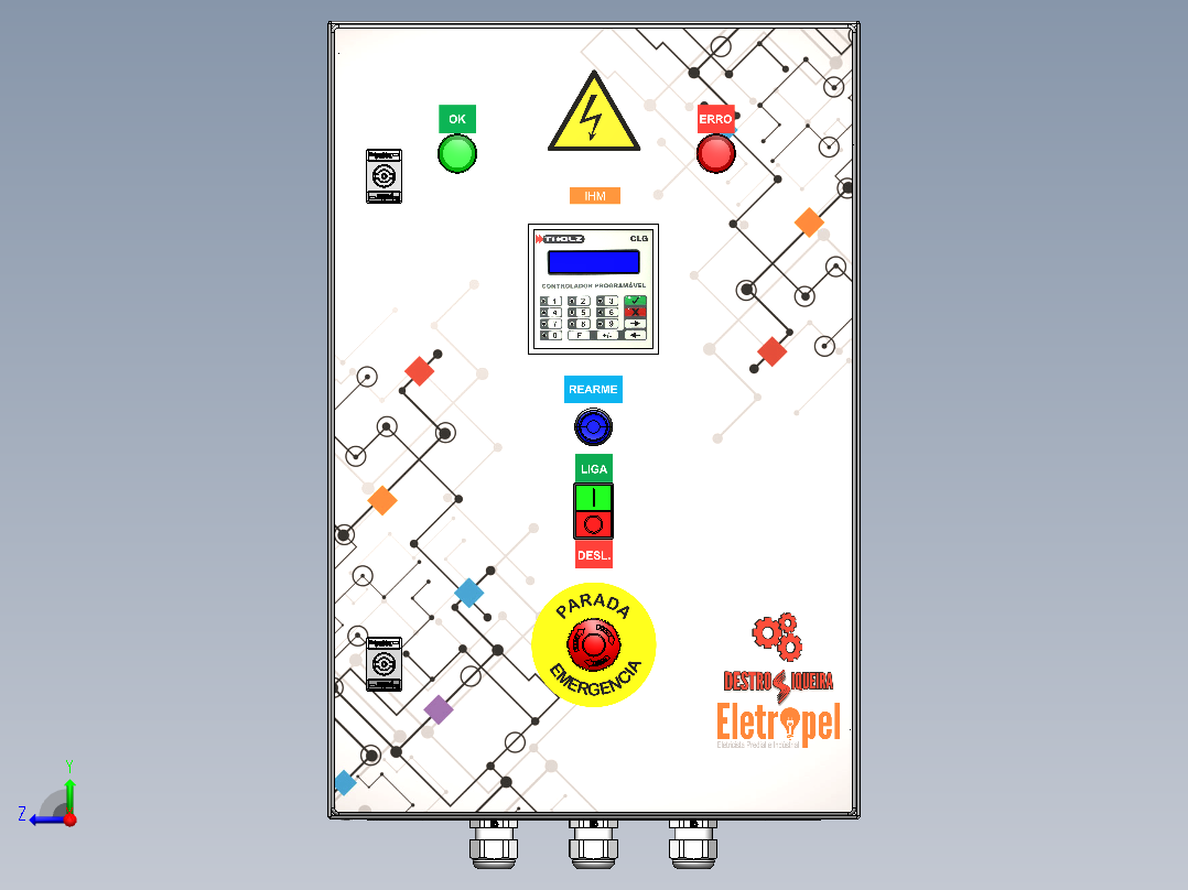 非标配电柜_8759右视图