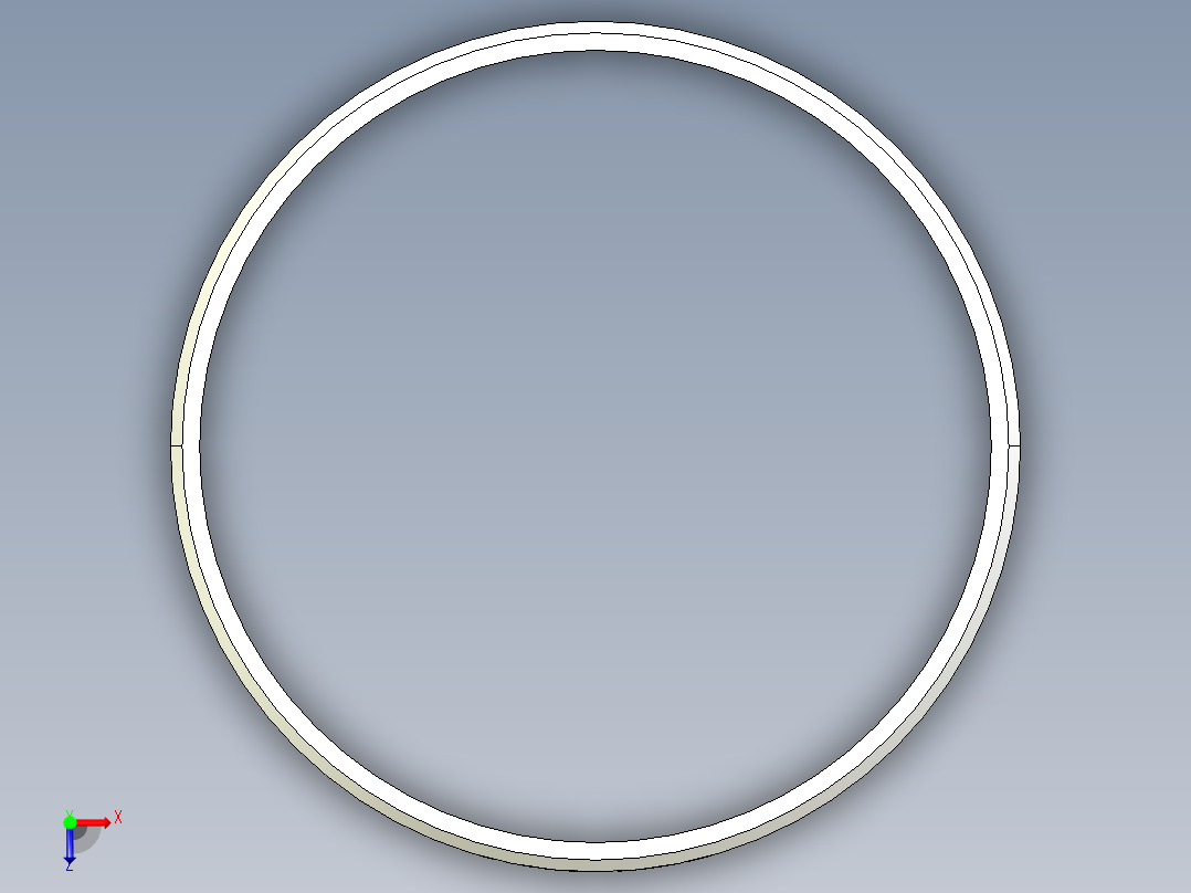 外丝接头俯视图